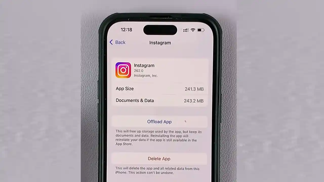 Delete and Offload App In iPhone